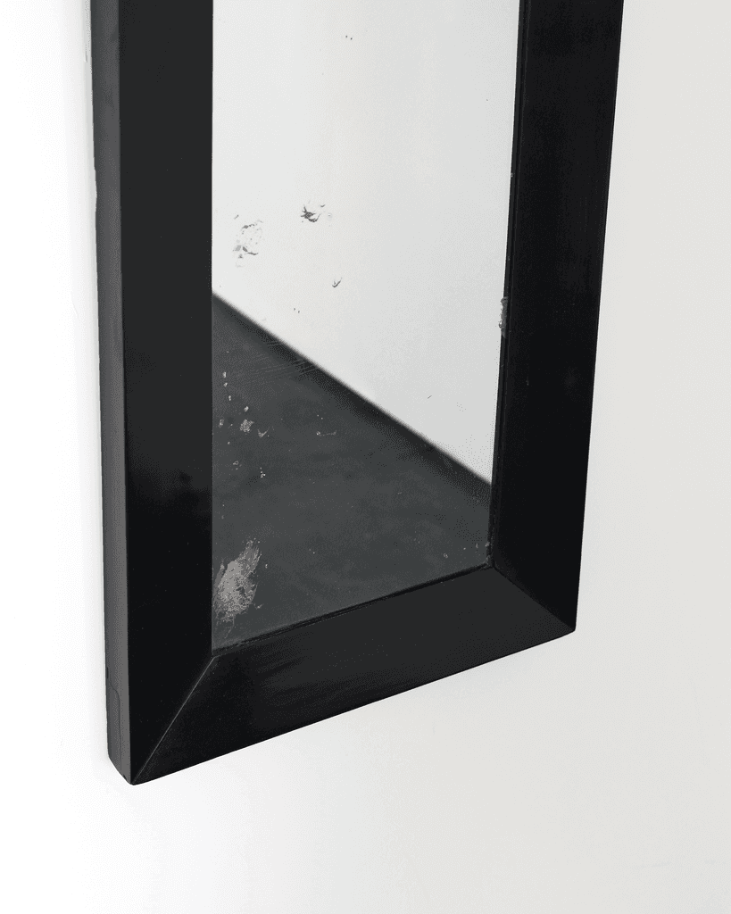 Slim Ebonised French Empire Mirror