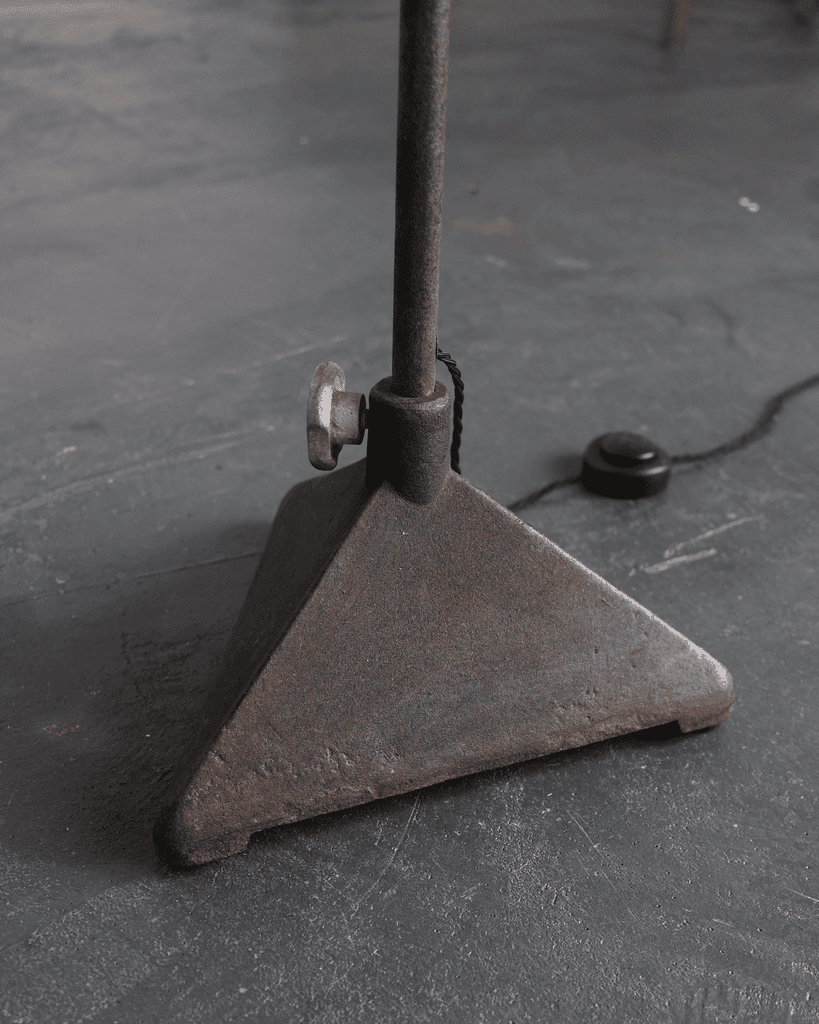 Large Utilitarian Italian Floor Lamp